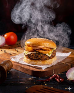 Artisan Mushroom Melt Burger