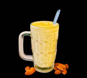 Badam shake with ice cream