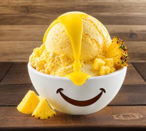 Pineapple Ice Cream [3 Scoop]