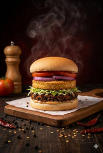 Double Stack Veg Burger