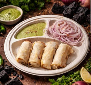 High-protein Chicken Seekh Roll