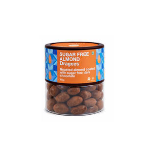 Sugar Free Chocolate Coated Almond Dragees [100 g]
