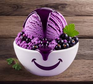 Blackcurrant Ice Cream [3 Scoop]