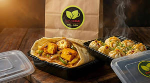 Paneer Makhni Wrap & Steamed Momos