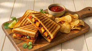 Paneer Vegetable Tandoori Grilled Sandwich