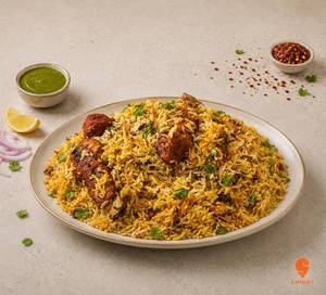 Veg Chicken Chaap Biryani