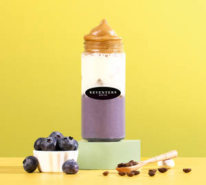 Blueberry Dalgona Milkshake