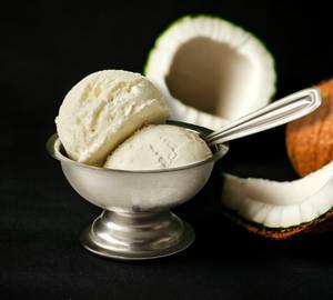 Creamy coconut ice cream