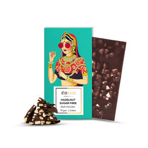 Hazelnut Sugar Free Dark Chocolate Bar