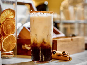 Honey Cinnamon Iced Latte