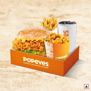 Sandwich Popcorn Box Meal
