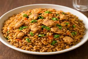 Chicken Triple Fried Rice