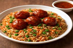 Veg Manchurian Fried Rice