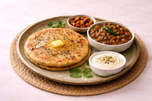4 Aloo Paratha Thali [Serves 2]