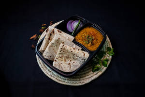 Dal Fry (half) + 3 Butter Tawa Roti