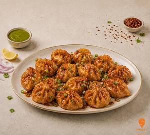 Paneer Cheese Honey Chilli Momos [6 Pieces]
