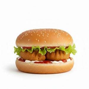 Chicken Momo Crunchy Burger