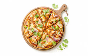 Pepper Barbecue Chicken Pizza