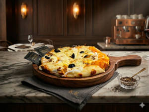 Sizzling Paneer Tikka Pizza