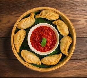 Chicken tikka momos