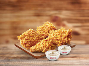 4 Pcs Chicken With 2 Dip