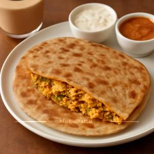 Paneer Stuffed Paratha
