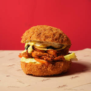 Fried Caesar Burger