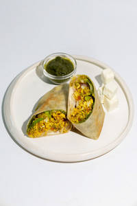 Tofu Bhurji Wrap