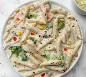 Veg Pasta (White)
