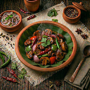 Mushroom Chilli