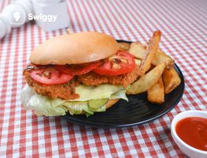 Chicken Schnitzel Burger