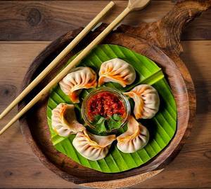 Mushroom momos