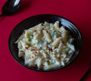 White Sauce Chicken Penne Pasta