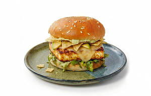 Fried Paneer Burger