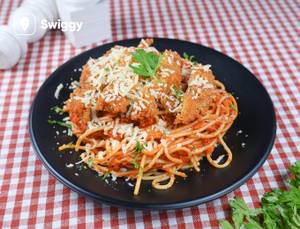 Spaghetti Chicken Parmigiana