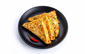 Schezwan Bread Omelette