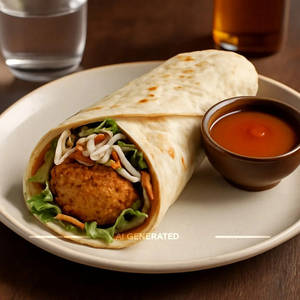 Aloo Tikki Wrap