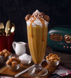 Sea Salt Caramel Milkshake