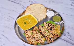 Paneer Paratha+ Dal Khichidi + Papad