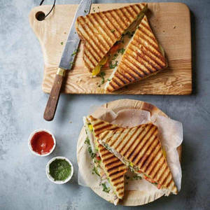 Aloo Tikki Sandwich