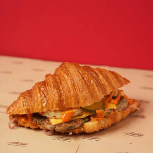 Croissant Chicken Burger