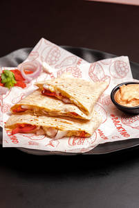 Grated Paneer Quesadilla