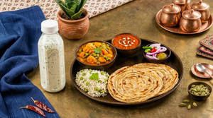 Mix Vegitables Thali Meal + Tadka Chach Combo