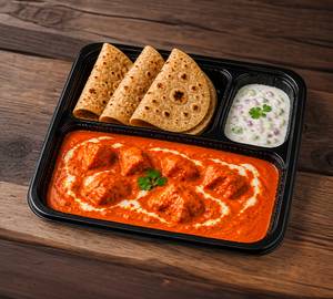 Butter Chicken (2 Pieces) with 3 Butter Rotis
