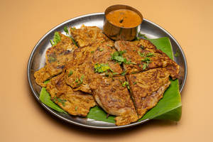 Egg Parotta ( 2 Pc) With Non Veg Salna