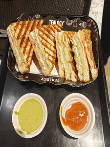 Vegetable Club Sandwich