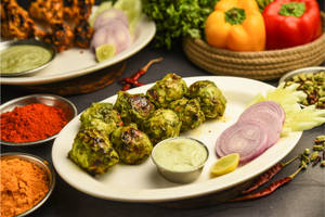 Chicken Haryali Kebab.
