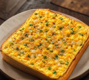 Sweet corn bread omlet