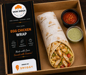 Egg Chicken Wrap