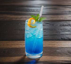 Blue Curacao Mocktail